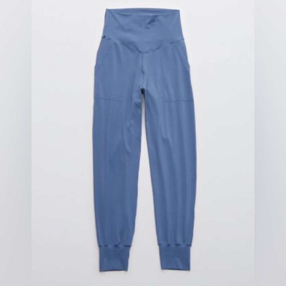 OFFLINE by Aerie Real Me Jogger - Blue - SHORT length